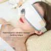 アイマサージャー4Dスマートエアバッグ振動眼科ケア機器コンプレスBluetooth Eye Massage Glasses疲労ポーチしわ