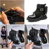 Boots Botines Kid Fashion Girl Shoe British Ankle Boot Warm Plush Snow Waterproof Nonslip Gril Zapatos 231117 Drop Delivery Baby Kid Dhhxf