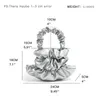 Модные женские сумки со рюшами, дизайнерские плиссированные сумки через плечо, роскошная мягкая искусственная кожа, маленькая женская сумочка, серебряная сумка 231222