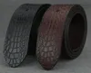 Belts High Quality Waist Strap 38cm Wide Crocodile Grain Retro Belt Without Buckle Men Genuine Luxury9943089