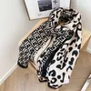 Grande donna stampato BUFANDA Cashmere Scarf Winter Wram Leopard Hijab Spessi scialli Pashmina Lady Wraps Boppet Tassel Echarpe287p