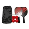 Tennis Rackets Ball Sports Pickleball Paddle Set 2 4 Balls With Carrying Bag For Men Drop Delivery Dhmtp