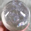 Bola de cristal de cristal de rocha natural real 75-80mm276o