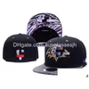 Шарики дизайнерские шляпы подключенные шляпы Snapbacks All Team Logo Basketball Регулируемая буква спортивная вышива