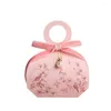 Gift Wrap 50pcs Ins Style Bird Flower Handbag Candy Chocolates Ribbon Box For Wedding Birthday Party Baby Shower Favor Xmas Decorate