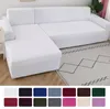 Capa de sofá de 2pcs para sofá de sala de estar elástica LOFAs de canto em forma de LAFAS CAPAÇÃO ESTRADA LONGELE