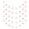 Party Decoration 5 Pcs Small Daisy Wreath Banner Classroom Decor Decorations Flower Garland Bunting Paper Birthday Hanging