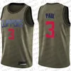 Personnalisé Hommes Femmes Jeunes Los Angeles''Clippers''2 Kawhi''Leonard 3 Chris''Paul Green Camo Basketball Jersey