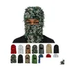 Chapeaux de fête clava camouflage tricot chapeaux tendance masques de ski proof hiver premium une taille yeat shiesty mort masque de bonnet de bonnet