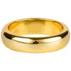 Bandringar pläterade 100% Real Gold 24K 999 Ring High-klass Plain Matte Herr- och kvinnors stängda färg Fast Washable Qixi Gift Pure 18K Gold J 231222