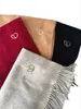 Women's Long Wool Scarf Men's Scarves Men Solid Color Embroidery Warm Soft Tassel Scarfs Women Shawl Autumn Winter New 185*40cm