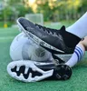 Voetbal Cleats Men High Enkle voetballaarzen Ultra-licht Non-Slip Training FG Turf Futsal Children's Outdoor Sneakers Ademend