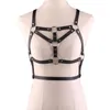 Riemen dames punk lederen lingerie harnas sexy bh rarter riem body bondage kooi crop top suspenders Harajuku strapsbelts239h