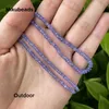 Wholesale Natural 5A Rare Tanzanite Faceted Rondelle Loose Beads For Jewelry Making DIY Bracelets Necklace Mikubeads 231221