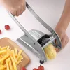 Multifunktionales Edelstahl geschnittenes Gemüse Cutter Tool Kartoffelmaschine Kartoffelgeschnitten Gurke Obst und Gemüse Kochwerkzeug 231221