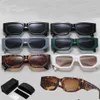 09ZS Sonnenbrille für Frauen -Männer -Designer Sonnenbrille Rechteckige Linse Augenbrillen Vollrahmen -Wattzieh mit Box260a