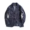 Men's Jackets Amekaji Wear Clothes Men Pure Cotton Corduroy Leisure Suit Coat Business Retro Fall Good Quality