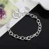 Link braccialetti che vendono 925 sterling argento fortunato braccialetto alla moda una catena del cuore sesso signore e regali di gioielli per ragazze