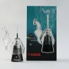 E Zigarettenglas Bong -Kit Shisha Tower E Bohrmaschinen Vaporizer Wachs DAB -Bohrmaschine Recycling Wasserrohr Elektronischer Atomizer ZZ