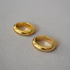 Anelli di banda French Style Fresco Simpucibile Apertura a strati a strati Place a strati Ottone Gold Indice placcato Ring Femmina 231222