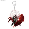 Anneaux clés Anime Tokyo Ghoul Kaneki Ken Keychain Cosplay Acrylique Key Chain Pendant Keyring Propl231222