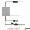 Andere Auto-Teile Luxusauto 12V Radioantenne FM/AM Signalverstärker Booster Aerials 80-108MHz für Marine Boat Großhandel Drop DHTE1 DHTE1 DHTE1