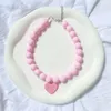 Dog Collars Pet Pearl Collar Little Cat Love Necklace Cute Jewelry Accessories Puppy Bow Ties Dogs Products