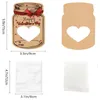 Décoration de fête 24pack Kids Saint Valentin's Day Cards Carte pour avec Snack Sag Classroom Girls and Boys Durable