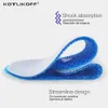 KOTLIKOFF Insoles For Sneakers Pads Ortic Silicone Gel Massaging Sports Soft Comfortable Insert Elastic Foot 231221