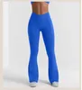 Pantalon de yoga à taille haute de la tenue de yoga avec levage de la hanche et la contraction abdominale pantalon micro Flare pour la course de fitness et sportif de nouveaux tracel231221