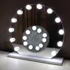 照明ハリウッドミラーライトメイクアップミラーLED電球キットUSB充電ポートコスメティックメイクアップミラー電球調整可能