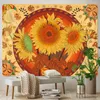 Tapestries Vintage Botanical Floral Scene Home Decor Tapestry Hippie Mandala Wall Hanging Boho Yoga Mat Cute Room