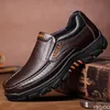 Genuine Leather Shoes Men Loafers Soft Cow Casual Male Footwear Black Brown Slipon 231221