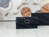 Designer Wallet Women ha importato Caviar Coair Cowhidelong Women's Borse Brivute Portieri della frizione Large Capcity 6002