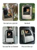 Pet Cat Bag Breathable Canvas Portable Cat Backpack Outdoor Travel Transport Bag For Cats And Puppy Carrying Pet Supplies 231221