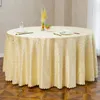 Tkanina stołowa luksusowy jacquard okrągły obrus el wesel