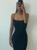 Kleider Boofeenaa Riemen Rückenless Long Maxi Kleiderparty Club Urlaub Outfits für Frauen sexy lässige Sommerkleid 2022 Großhandel C85CZ24