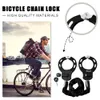 Blocco di sicurezza ad alta sicurezza antifurto Blocco bici portatile con chiavi Accessori per ciclismo per motociclette di scooter elettrici 231221