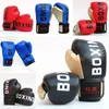 Gants de boxe pour enfants adultes karaté punch taekwondo 1 paire combats pu cuir sanda fournit des fourchettes de haute qualité 231222