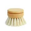 Manche en bois Nettoyage brosse cuisine hêtre en bois long manche de manche outil de plat en gros FY2680 FY2679 SS1222