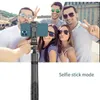 Fangtuosi Wireless Selfie Stick Tripod Stand Foldbar monopod med LED -ljus för GoPro Action -kameror Smartphones som skjuter live 231221