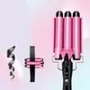 Hair Curling Iron Professional Triple Barrel Curler Wave Waver Styling Tools Fashion Styler Wand 2202116797750