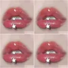 Joyas de perforación de labios labret, también es un anillo, un anillo D de hilo externo de la estrella Star Spicy niña auricular oreja de clavos de entrega dhhkm