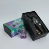 E Zigarettenglas Bong -Kit Shisha Tower E Bohrmaschinen Vaporizer Wachs DAB -Bohrmaschine Recycling Wasserrohr Elektronischer Atomizer ZZ