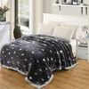 Couvertures pour les lits hivernaux chauds raschel épais couvertures king size