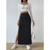 5xl 2024 Spring Summer Skirt Dresses Women Vestido Sexy Bodycon Leggings New High Waist Side Split Slim Fit Knitted Skirts Women's Pants Clothes