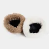 Berretti divertenti Feci di peluche auricolare Funny Aid Cartoon Ear per donna Girl Fluffy Fluffy Colore Solido inverno Cappotto caldo Outdoor Portiera del cofano