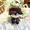 10 cm Bungo Stray Dogs Plush Fyodor Dostoevski Nakahara Chuuya Edogawa Rampo Atsushi Cute Cartoon Dolls Bag Pigant Keychain Gift 231221