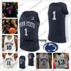 Jam Custom Penn State Nittany Lions 2020 Basketball #0 Myreon Jones 11 Lamar Stevens 12 Brockington 24 Mike Watkins PSU MEN YOUTH KID Jerseys