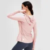 lu Sweat-shirt pour femmes Filles Shrits Yoga Pull à capuche surdimensionné Dames Couleur assortie Tenues décontractées Vêtements de sport pour adultes ll Pull CAFC06-0120060